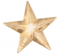 STAR Trading LED-Sternenvorhang 50 BS warmweiß/transp. innen
