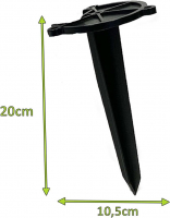 8 seasons design Erdspieß/Ground Stick aus Kunststoff