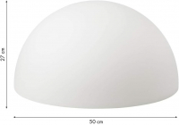 8 seasons design Shining Sunrise (Halbkugel) 50cm Solar, outdoor