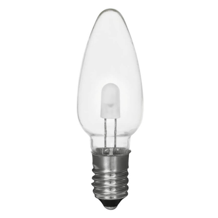 Rotpfeil Ersatzleuchtmittel 3 x LED-Topkerze, E10/3V/0,1-0,2W, klar