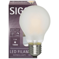 Sigor LED-Lampe, AGL-Form, E27/11W-2700K, dimmbar