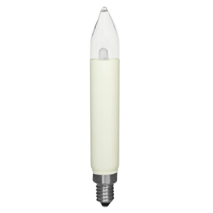Rotpfeil 3 x Ersatzleuchtmittel LED-Schaftkerze, E10/8-34V/0,1-0,2W