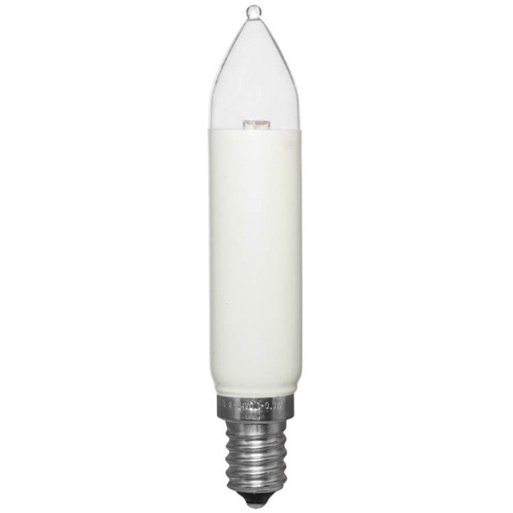 Rotpfeil 2 x Ersatzleuchtmittel, 3 x LED-Schaftkerze E14/8-34V/0,1W