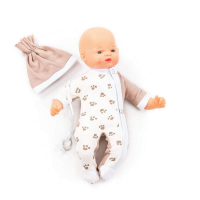 Polesie Puppe Little Sweety Softbody mit Schnuller, beige