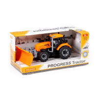 Polesie Traktor Progress mit Schneeschild Box