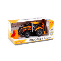 Polesie Traktor Progress Baggerlader orange Box