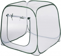 NATURE Gartengewächshaus, Abdeckung für Hochbeete, Pop-up, Stärke 0,8 mm - H100 x 100 x 100 cm