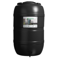 NATURE Regenwassertank, Tonne rund - 210 l, schwarz