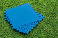 Bestway Flowclear Pool-Bodenschutzfliesen Set, 9 Stück a 50 x 50 cm, blau