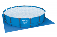 Bestway PE-Bodenplane 488 x 488 cm, blau, quadratisch