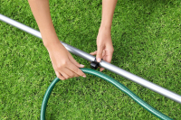 Bestway Flowclear Poolpflege Basis-Set mit Venturi-Sauger & Kescher, 203 cm