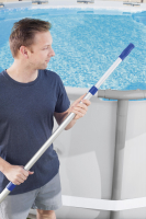 Bestway Flowclear Teleskop-Haltestiel für Flowclear Reinigungszubehör, max. 360 cm