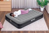 Bestway TriTech Luftbett Vento mit integrierter Elektropumpe Double XL/Lo 203 x 152 x 36 cm