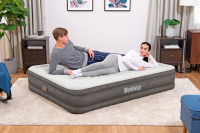 Bestway Fortech Luftbett mit integrierter Elektropumpe Double XL/Lo 203 x 152 x 36 cm