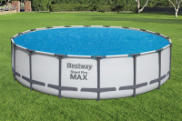 Bestway  PE-Solarabdeckplane Ø 549 cm, blau, rund