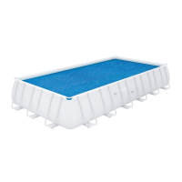 Bestway Flowclear PE-Solarabdeckplane 703 x 336 cm