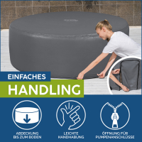 Bestway LAY-Z-SPA Xtras EnerySense Thermo-Komplettabdeckung Durchmesser 196 x 71 cm