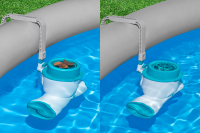 Bestway Flowclear Skimatic 2-in-1 Einhängeskimmer/Filterpumpen-Kombination 2.574 l/h, 48 W