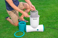 Bestway Skimatic 2-in-1 Einhängeskimmer/Filterpumpen-Kombination 3.974 l/h, 73 W