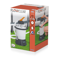 Bestway Flowclear Sandfilteranlage 3.028 l/h, 85 W