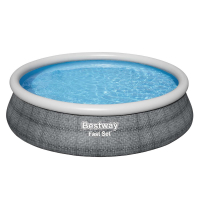 Bestway Fast Set Aufstellpool-Set mit Filterpumpe Durchmesser 457 x 107 cm