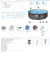 Bestway Steel Pro MAX Frame Pool-Set mit Filterpumpe Durchmesser 366 x 100 cm