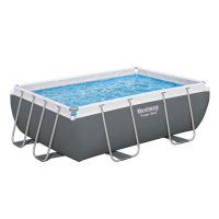 Bestway Power Steel Frame Pool Set mit Filterpumpe 282 x 196 x 84 cm