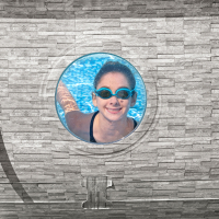 Bestway Steel Pro MAX™ Splashview™ Frame Pool Komplett-Set mit Sandfilteranlage 488 x 305 x 107 cm, Steinwand-Optik, oval