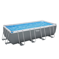 Bestway Power Steel Frame Pool Komplett-Set mit Sandfilteranlage 549 x 274 x 132 cm