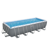Bestway Power Steel Frame Pool Komplett-Set mit Sandfilteranlage 640 x 274 x 132 cm