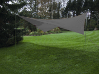 Sonnensegel, Sonnenschutz, Regenschutz, Tarp, anthrazit, 400 x 400 cm