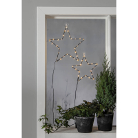 Star Trading LED-Weihnachtssterne, STELLA, 50 warmweiße LEDs