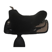 Engel Reitsport Sattelsitzbezug Western mit Hornausschnitt schwarz