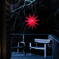 Sterntaler Weihnachtsstern, 1 x E14/15W, Durchmesser 1.000 mm, rot