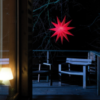 Sterntaler Weihnachtsstern, 1 x E14/15W, Durchmesser 1.000 mm, rot