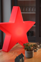 8 seasons - Shining Star Solar, rot, Durchmesser 40 cm