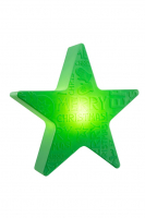 8 seasons - Shining Star Merry Christmas Durchmesser 60 cm grün