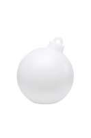 8 seasons - Motivleuchte Shining Christmas Ball 33 cm weiß Solar