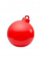 8 seasons - Motivleuchte Shining Christmas Ball 33 cm rot LED