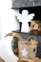 8 seasons - Motivleuchte Shining Angel 40 cm weiß LED