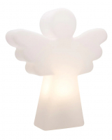 8 seasons - Motivleuchte Shining Angel 40 cm weiß Solar