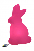 8 seasons - Motivleuchte Shining Rabbit 70 cm weiß RGB