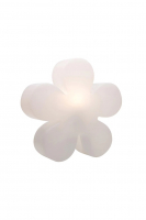 8 seasons - Motivleuchte Shining Flower Durchmesser 40 cm weiß