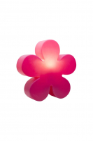 8 seasons - Motivleuchte Shining Flower Durchmesser 40 cm pink Solar