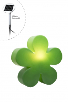 8 seasons - Motivleuchte Shining Flower Durchmesser 40 cm grün Solar