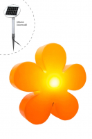 8 seasons - Motivleuchte Shining Flower Durchmesser 40 cm orange Solar