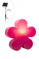 8 seasons - Motivleuchte Shining Flower Durchmesser 60 cm pink Solar