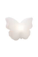 8 seasons - Motivleuchte Shining Butterfly 40 cm weiß LED