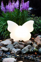 8 seasons - Motivleuchte Shining Butterfly 40 cm weiß LED