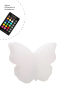 8 seasons - Motivleuchte Shining Butterfly 40 cm weiß RGB